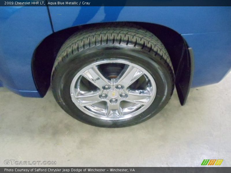 Aqua Blue Metallic / Gray 2009 Chevrolet HHR LT