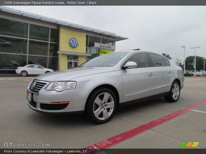 Reflex Silver / Black 2008 Volkswagen Passat Komfort Sedan