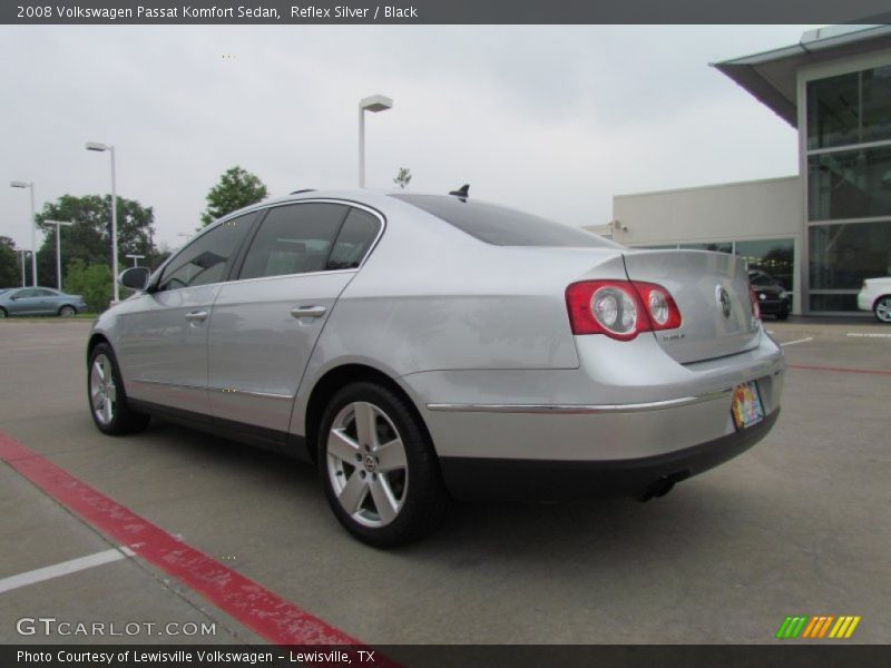Reflex Silver / Black 2008 Volkswagen Passat Komfort Sedan