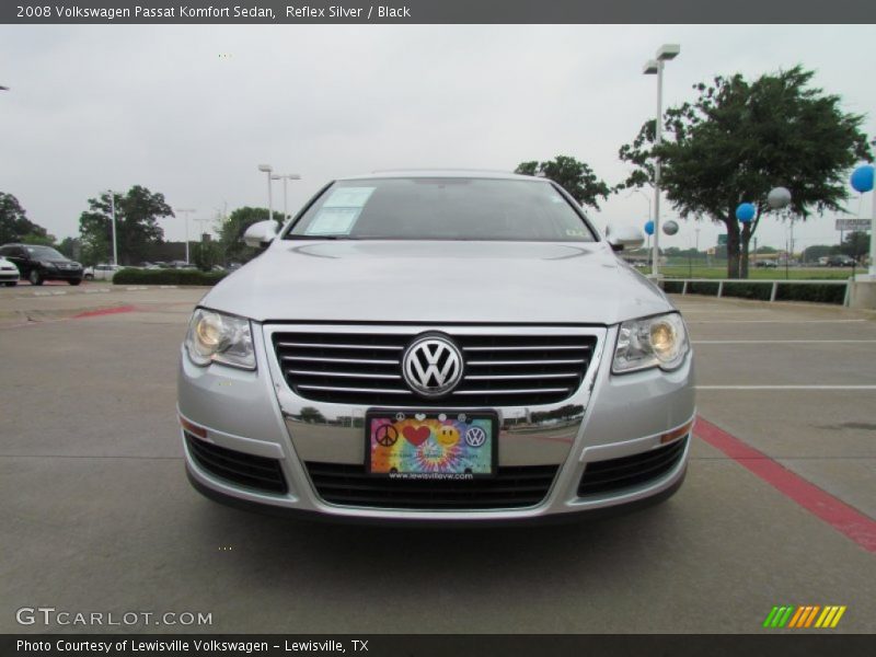 Reflex Silver / Black 2008 Volkswagen Passat Komfort Sedan