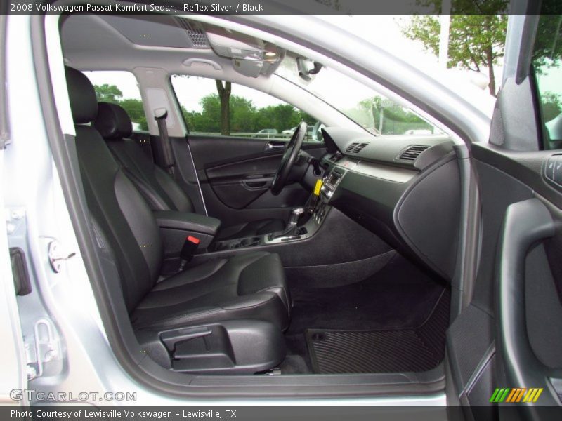 Reflex Silver / Black 2008 Volkswagen Passat Komfort Sedan