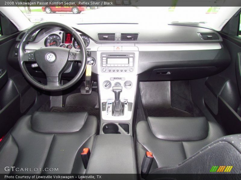 Reflex Silver / Black 2008 Volkswagen Passat Komfort Sedan