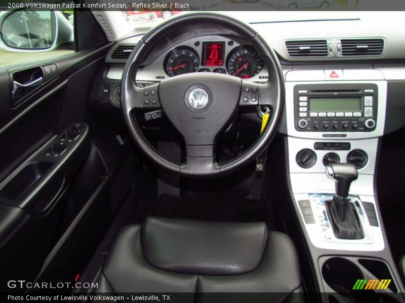 Reflex Silver / Black 2008 Volkswagen Passat Komfort Sedan
