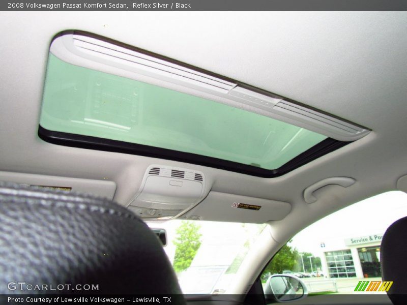 Reflex Silver / Black 2008 Volkswagen Passat Komfort Sedan