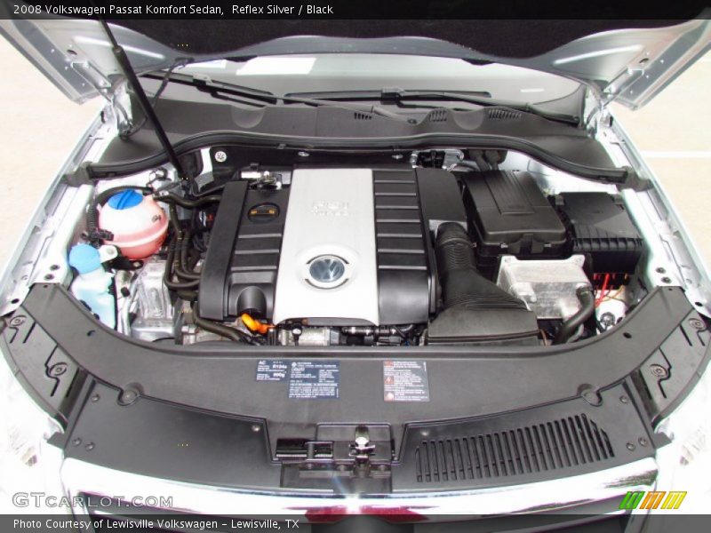 Reflex Silver / Black 2008 Volkswagen Passat Komfort Sedan