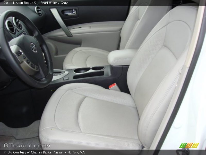 Pearl White / Gray 2011 Nissan Rogue SL
