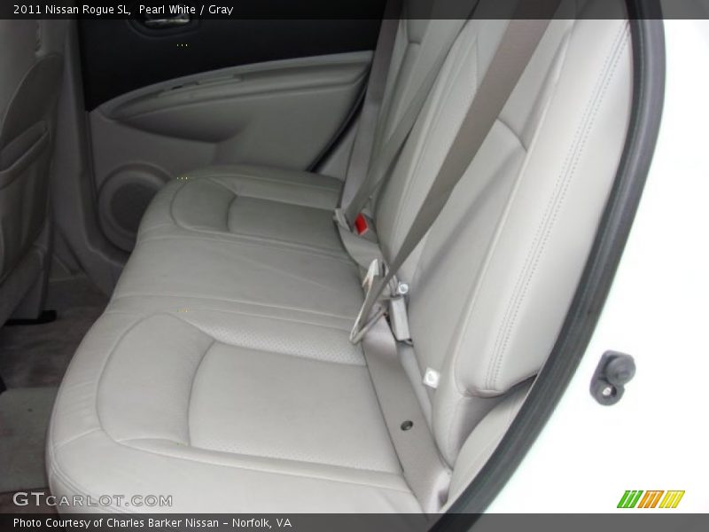 Pearl White / Gray 2011 Nissan Rogue SL