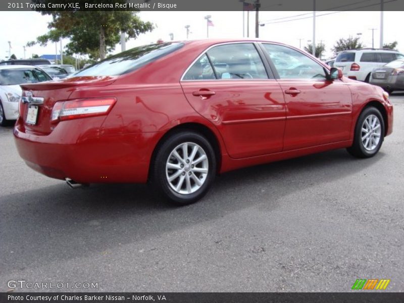 Barcelona Red Metallic / Bisque 2011 Toyota Camry XLE