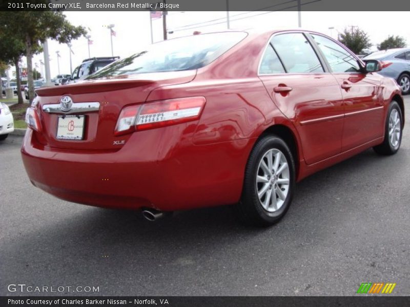 Barcelona Red Metallic / Bisque 2011 Toyota Camry XLE