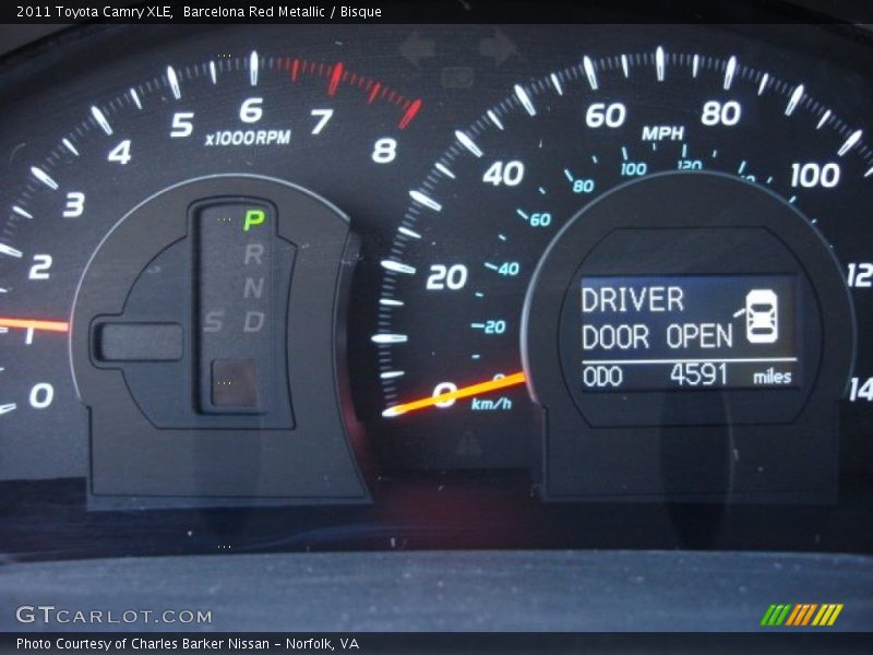 Barcelona Red Metallic / Bisque 2011 Toyota Camry XLE
