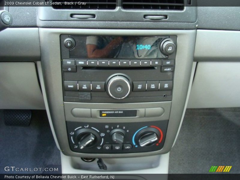 Black / Gray 2009 Chevrolet Cobalt LT Sedan