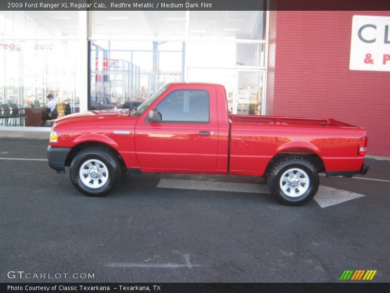 Redfire Metallic / Medium Dark Flint 2009 Ford Ranger XL Regular Cab