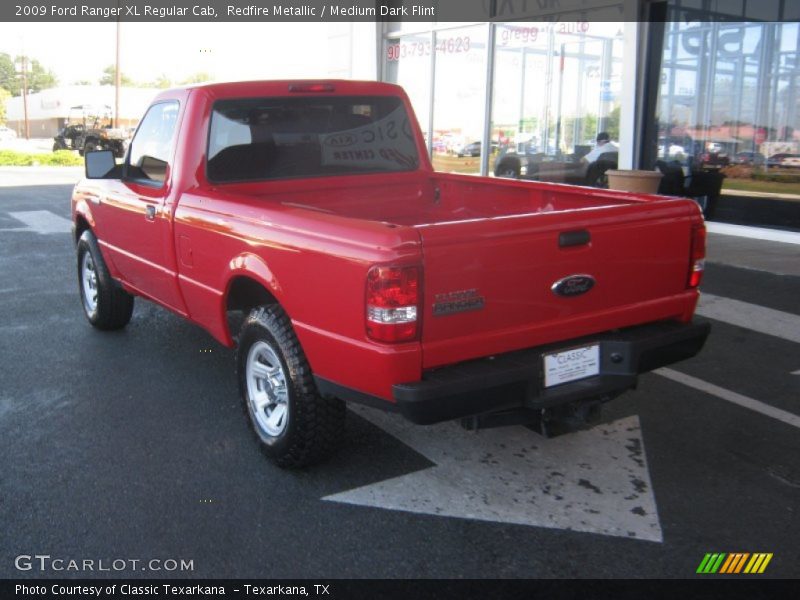 Redfire Metallic / Medium Dark Flint 2009 Ford Ranger XL Regular Cab