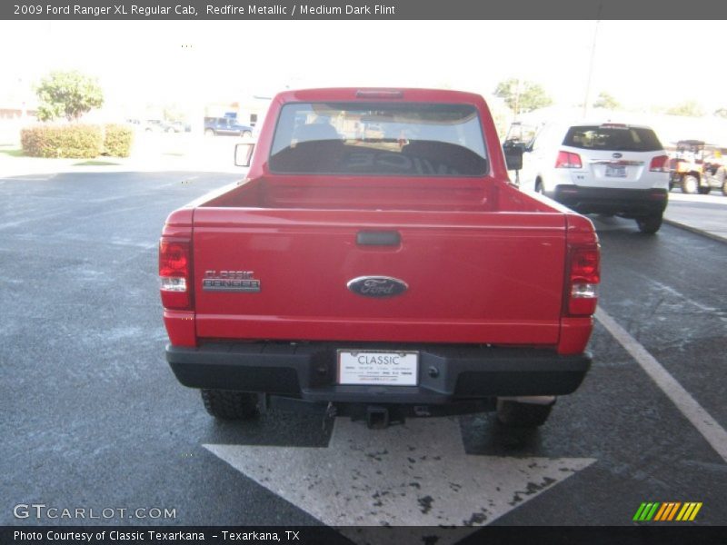 Redfire Metallic / Medium Dark Flint 2009 Ford Ranger XL Regular Cab