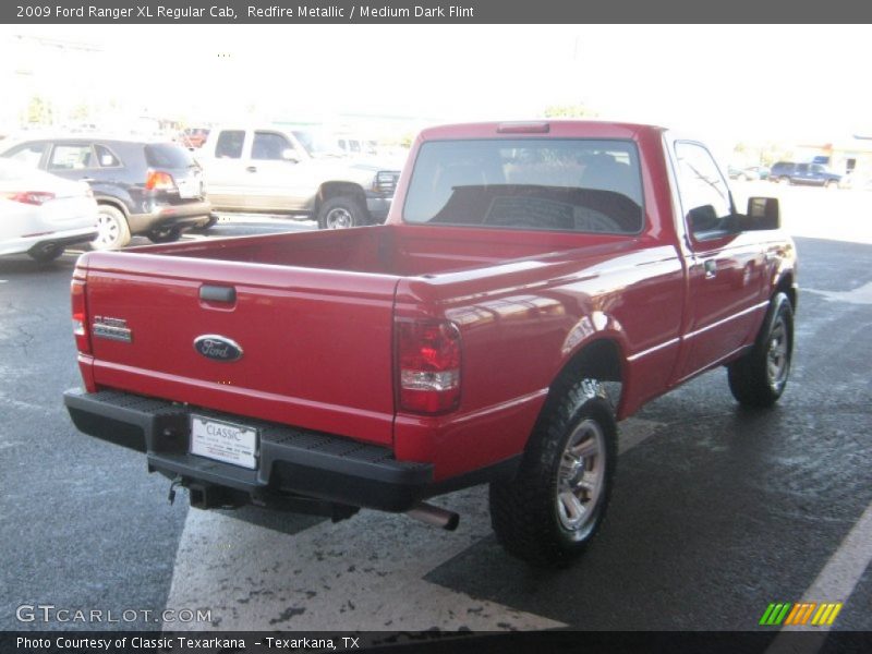 Redfire Metallic / Medium Dark Flint 2009 Ford Ranger XL Regular Cab