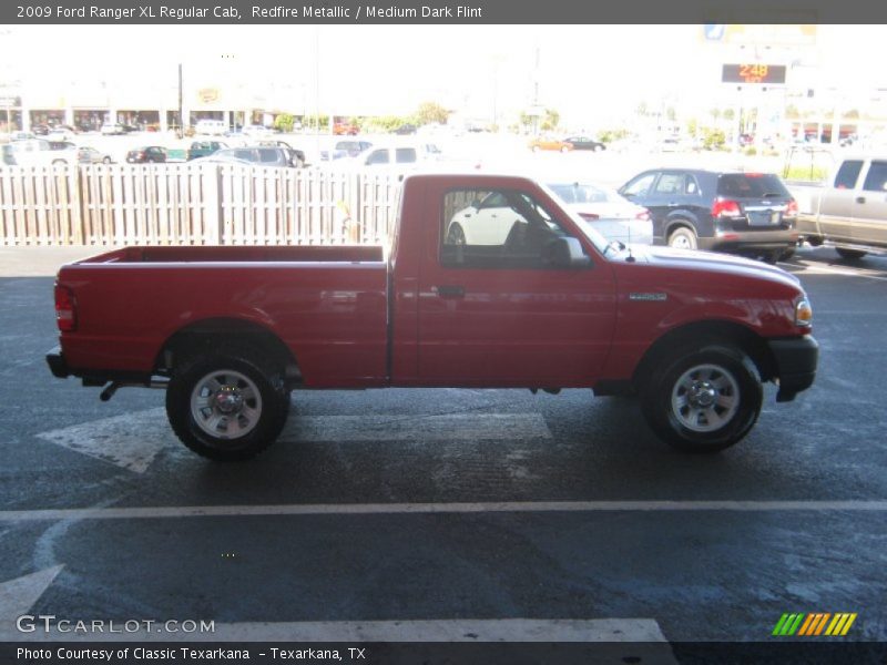 Redfire Metallic / Medium Dark Flint 2009 Ford Ranger XL Regular Cab