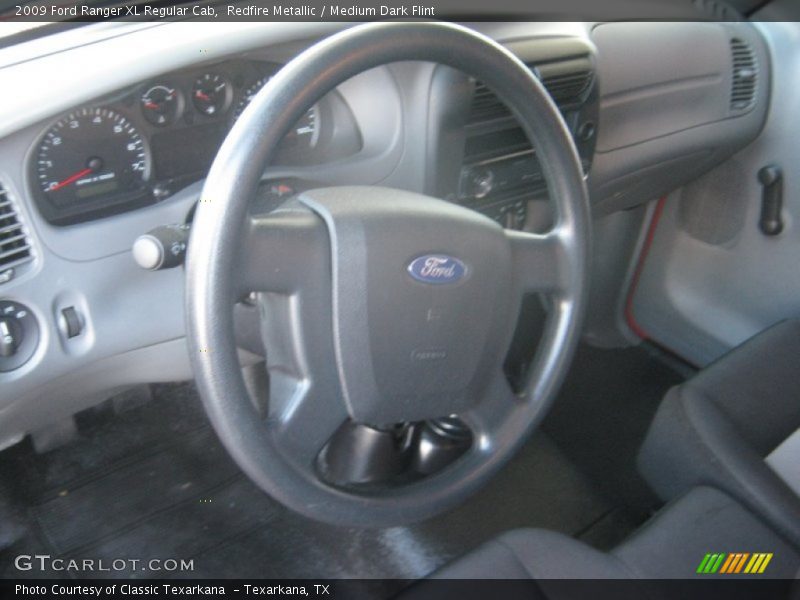 Redfire Metallic / Medium Dark Flint 2009 Ford Ranger XL Regular Cab