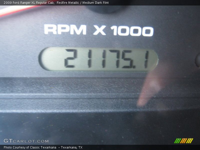 Redfire Metallic / Medium Dark Flint 2009 Ford Ranger XL Regular Cab