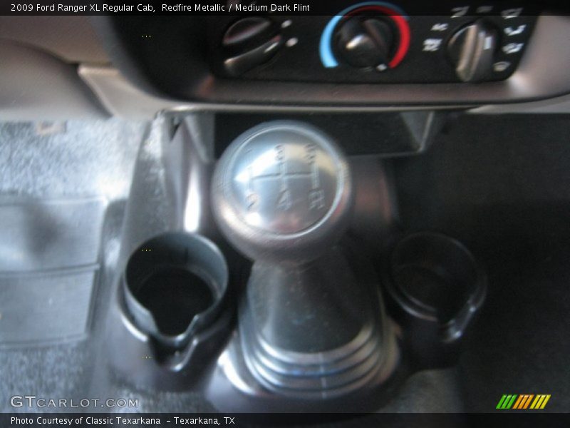 Redfire Metallic / Medium Dark Flint 2009 Ford Ranger XL Regular Cab