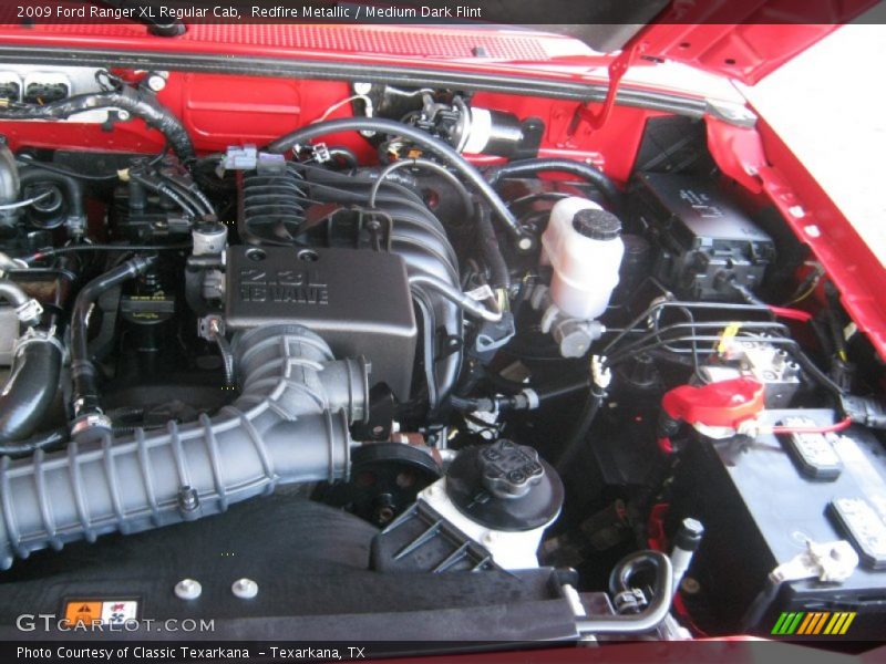 Redfire Metallic / Medium Dark Flint 2009 Ford Ranger XL Regular Cab