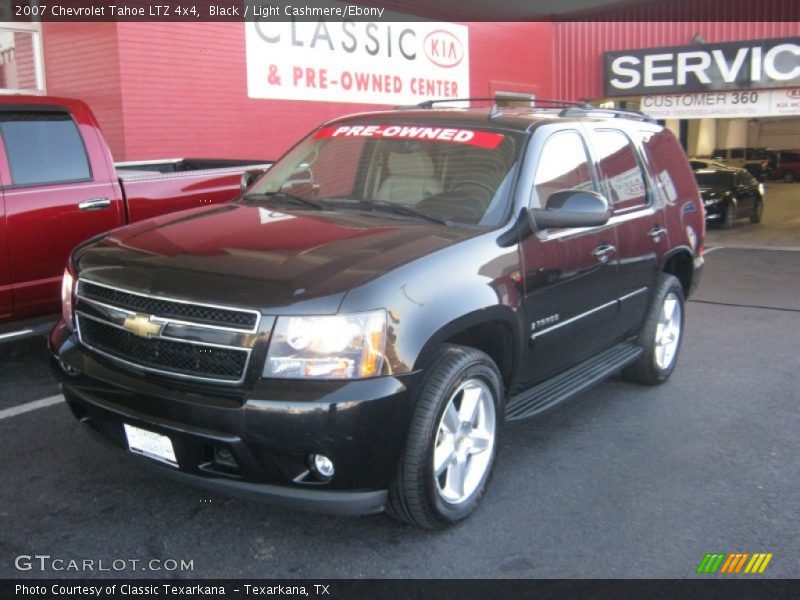 Black / Light Cashmere/Ebony 2007 Chevrolet Tahoe LTZ 4x4