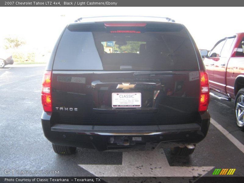 Black / Light Cashmere/Ebony 2007 Chevrolet Tahoe LTZ 4x4