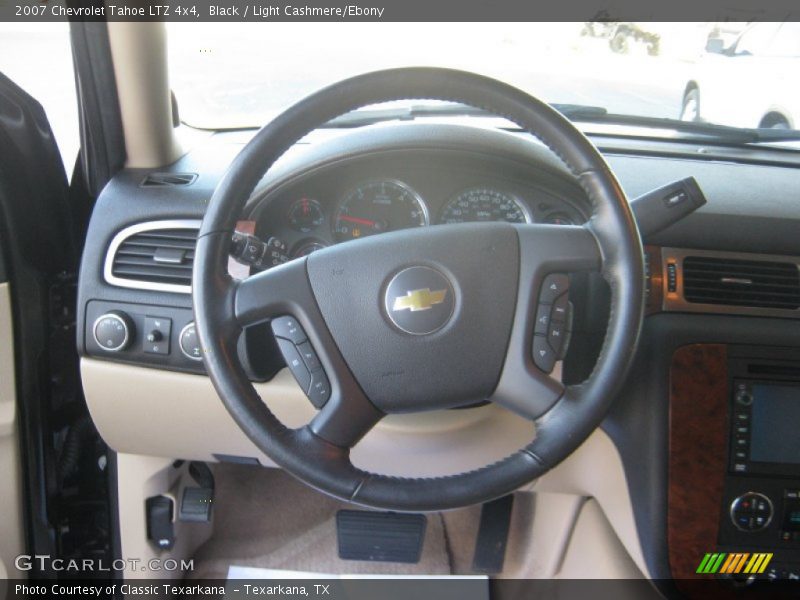 Black / Light Cashmere/Ebony 2007 Chevrolet Tahoe LTZ 4x4