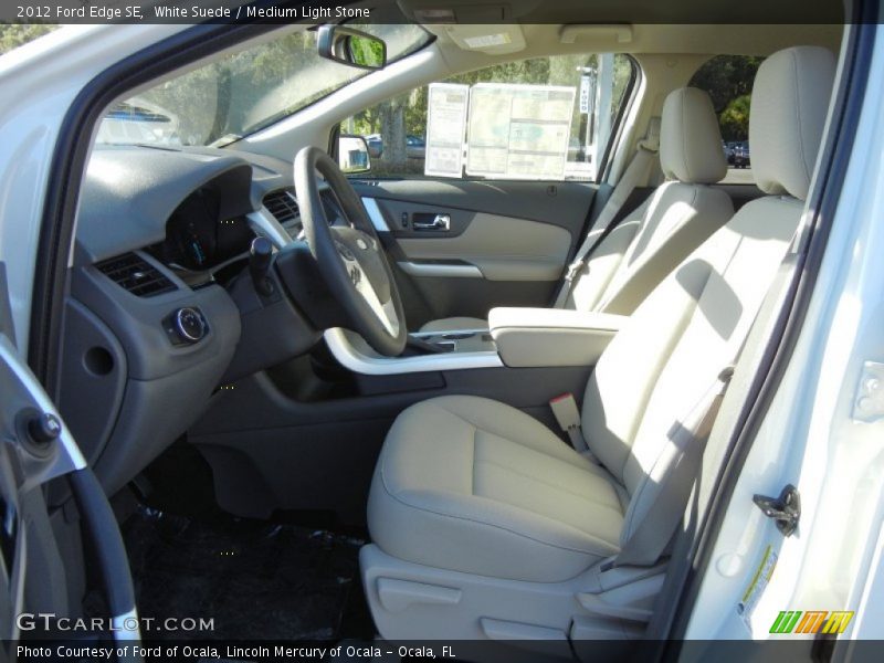  2012 Edge SE Medium Light Stone Interior