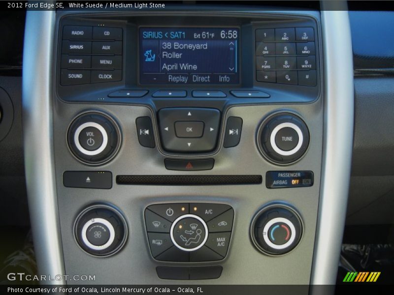 Controls of 2012 Edge SE