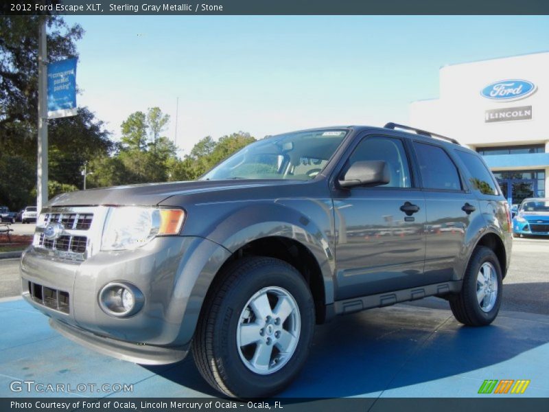 Sterling Gray Metallic / Stone 2012 Ford Escape XLT