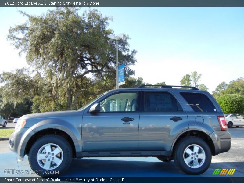 Sterling Gray Metallic / Stone 2012 Ford Escape XLT