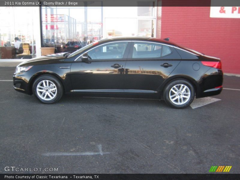 Ebony Black / Beige 2011 Kia Optima LX
