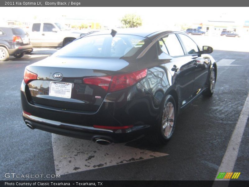 Ebony Black / Beige 2011 Kia Optima LX