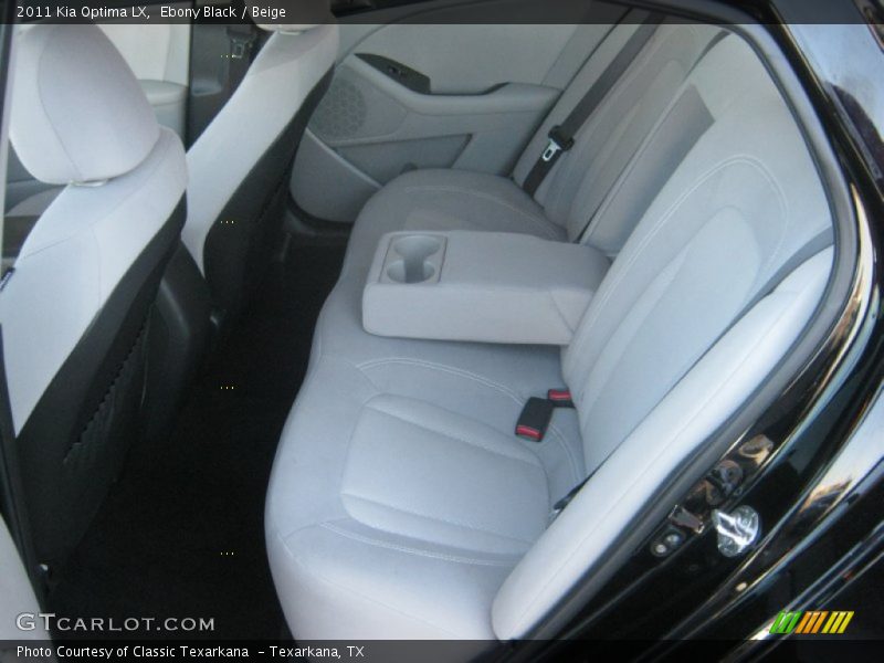 Ebony Black / Beige 2011 Kia Optima LX