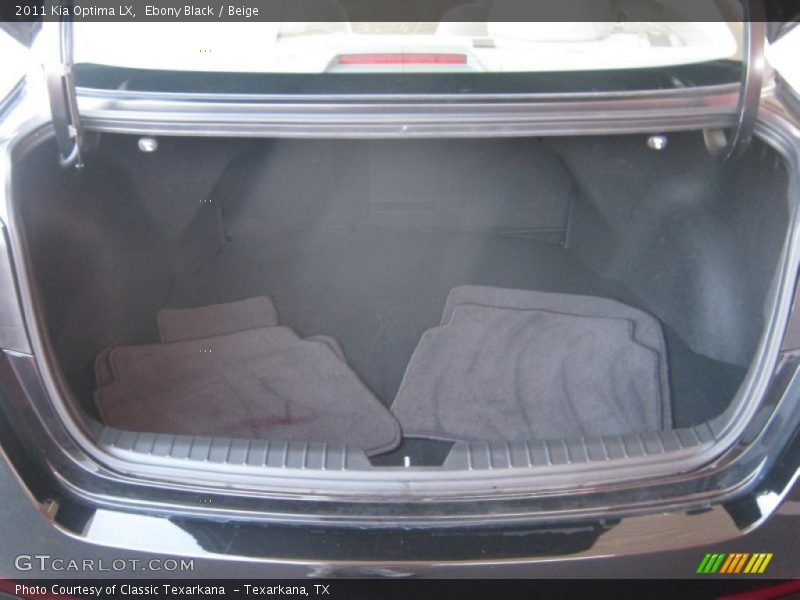 Ebony Black / Beige 2011 Kia Optima LX