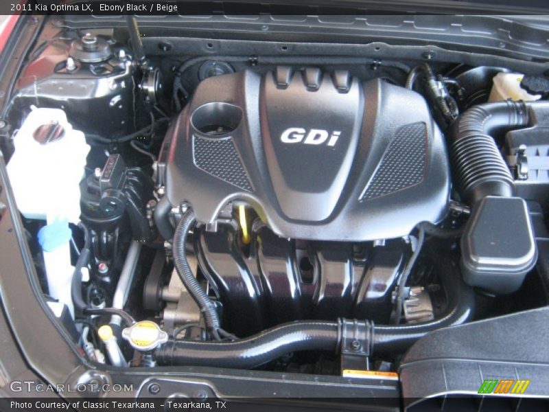 Ebony Black / Beige 2011 Kia Optima LX