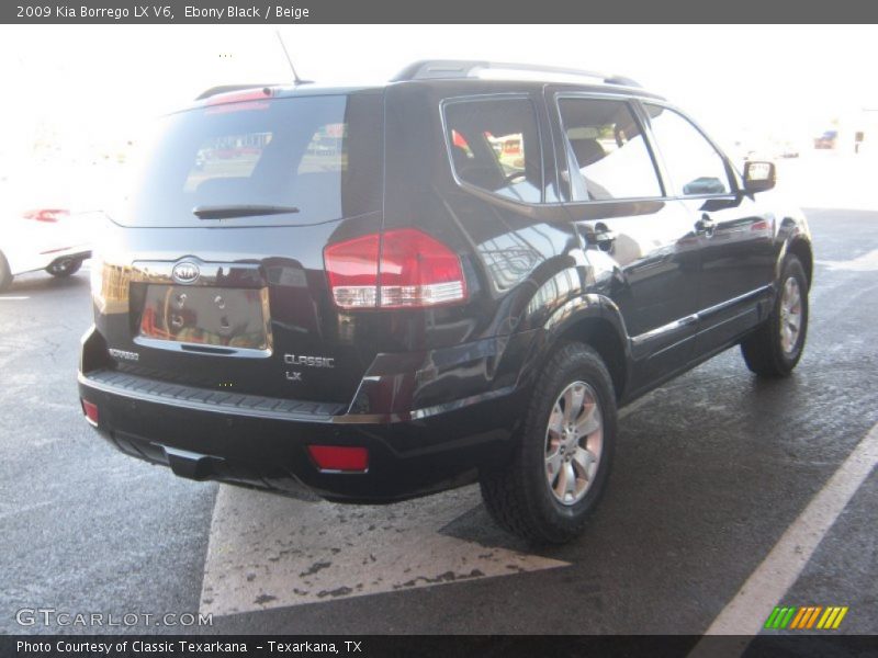 Ebony Black / Beige 2009 Kia Borrego LX V6