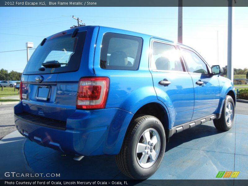 Blue Flame Metallic / Stone 2012 Ford Escape XLS