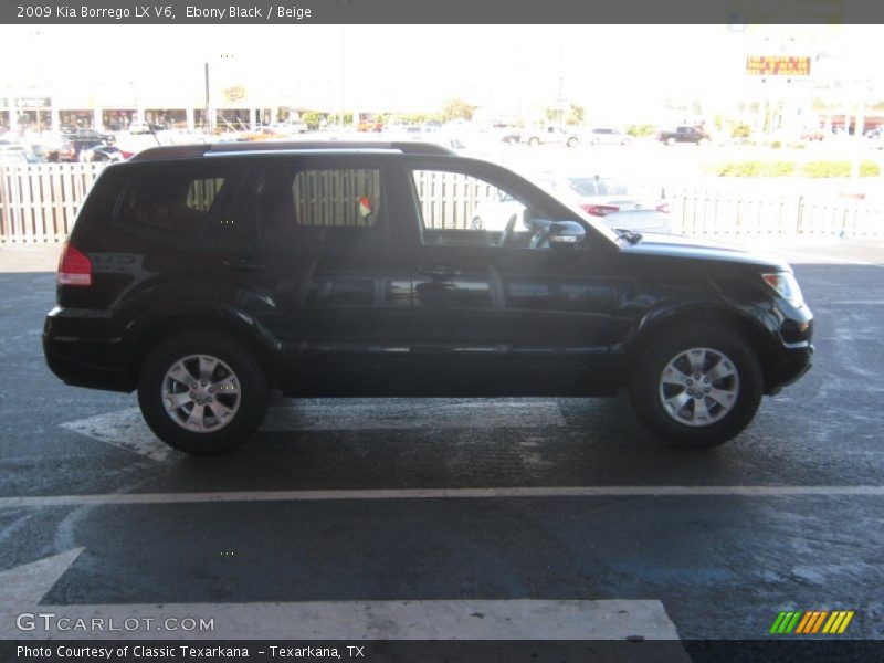 Ebony Black / Beige 2009 Kia Borrego LX V6