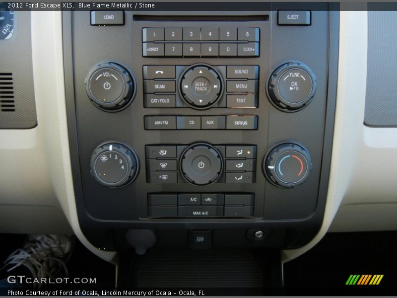 Blue Flame Metallic / Stone 2012 Ford Escape XLS