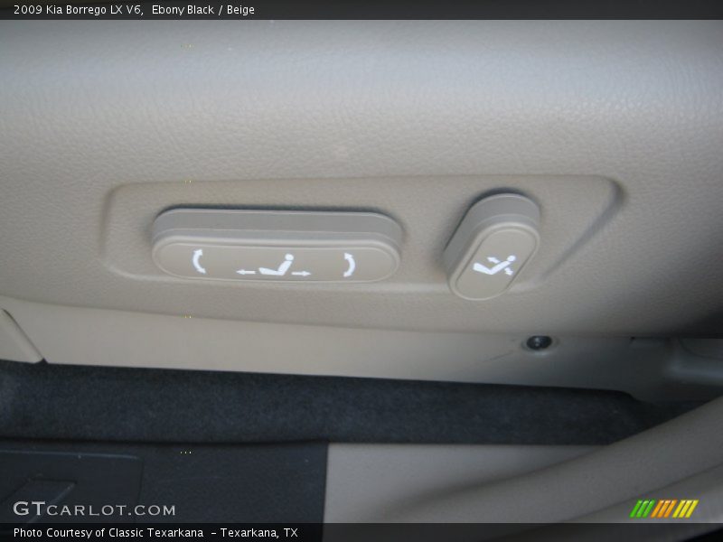 Ebony Black / Beige 2009 Kia Borrego LX V6