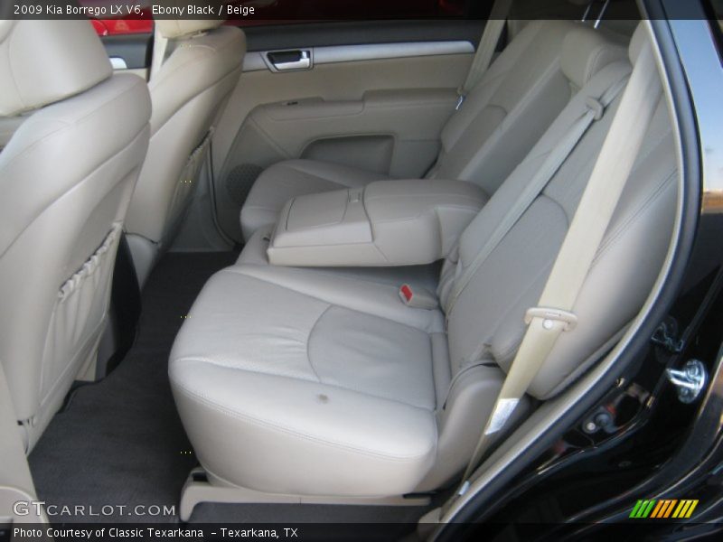 Ebony Black / Beige 2009 Kia Borrego LX V6