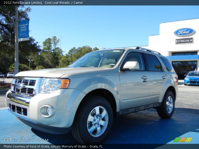Gold Leaf Metallic / Camel 2012 Ford Escape Limited