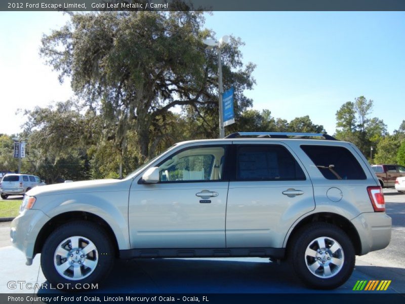 Gold Leaf Metallic / Camel 2012 Ford Escape Limited