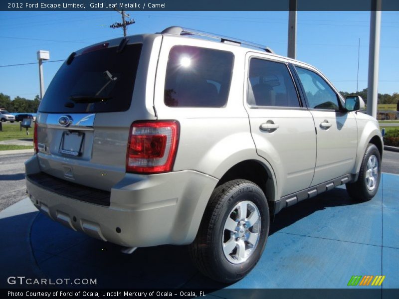  2012 Escape Limited Gold Leaf Metallic