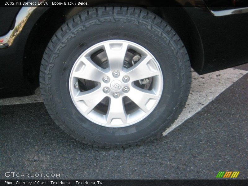Ebony Black / Beige 2009 Kia Borrego LX V6