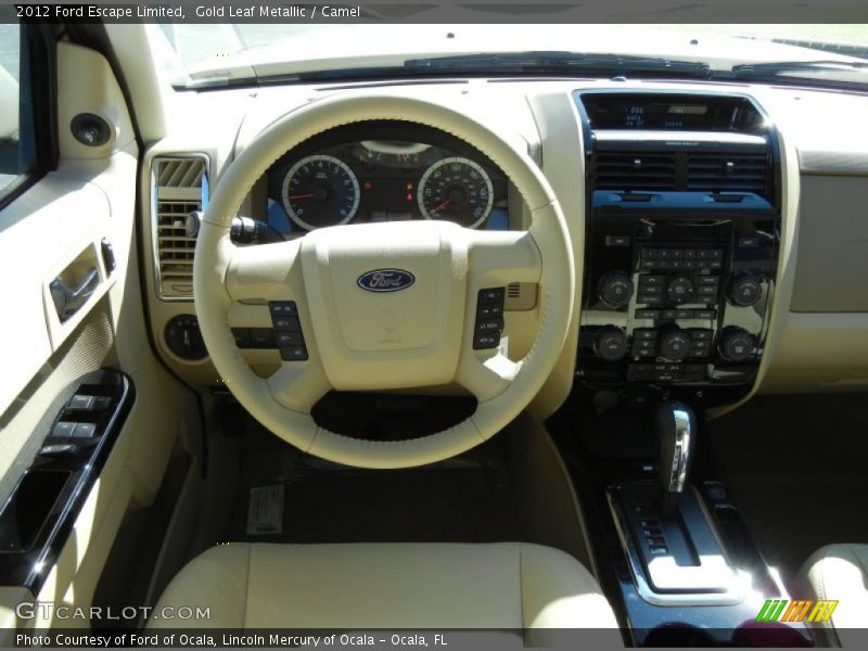 Dashboard of 2012 Escape Limited