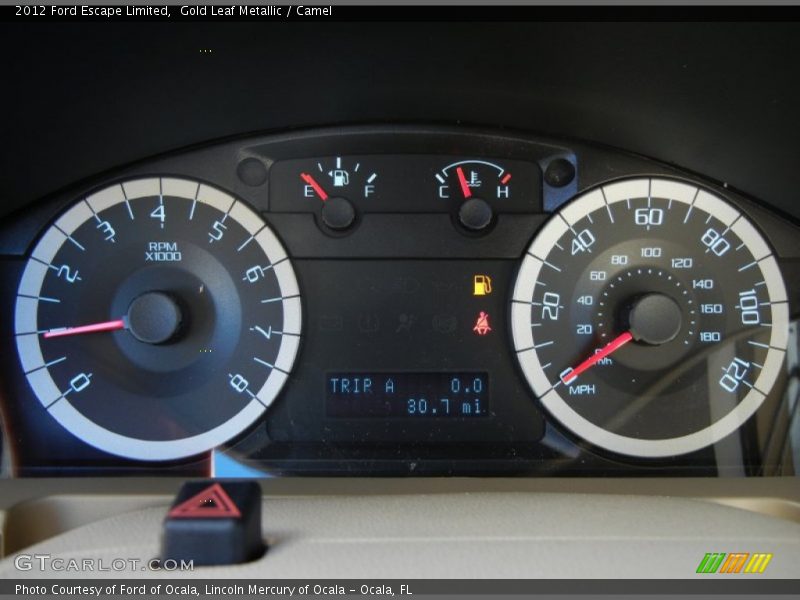  2012 Escape Limited Limited Gauges