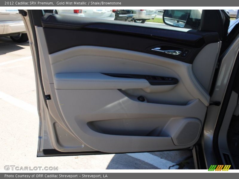 Gold Mist Metallic / Shale/Brownstone 2012 Cadillac SRX Premium