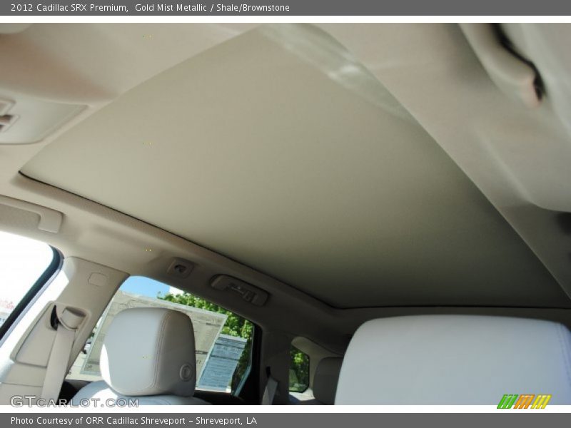 Gold Mist Metallic / Shale/Brownstone 2012 Cadillac SRX Premium